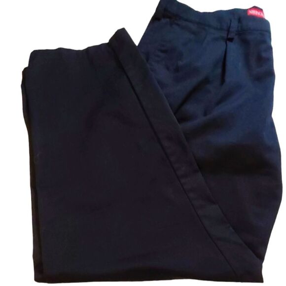 Merona Slacks Men's Black Pleated Tailored Classic sz 38/32 - Picture 1 of 13
